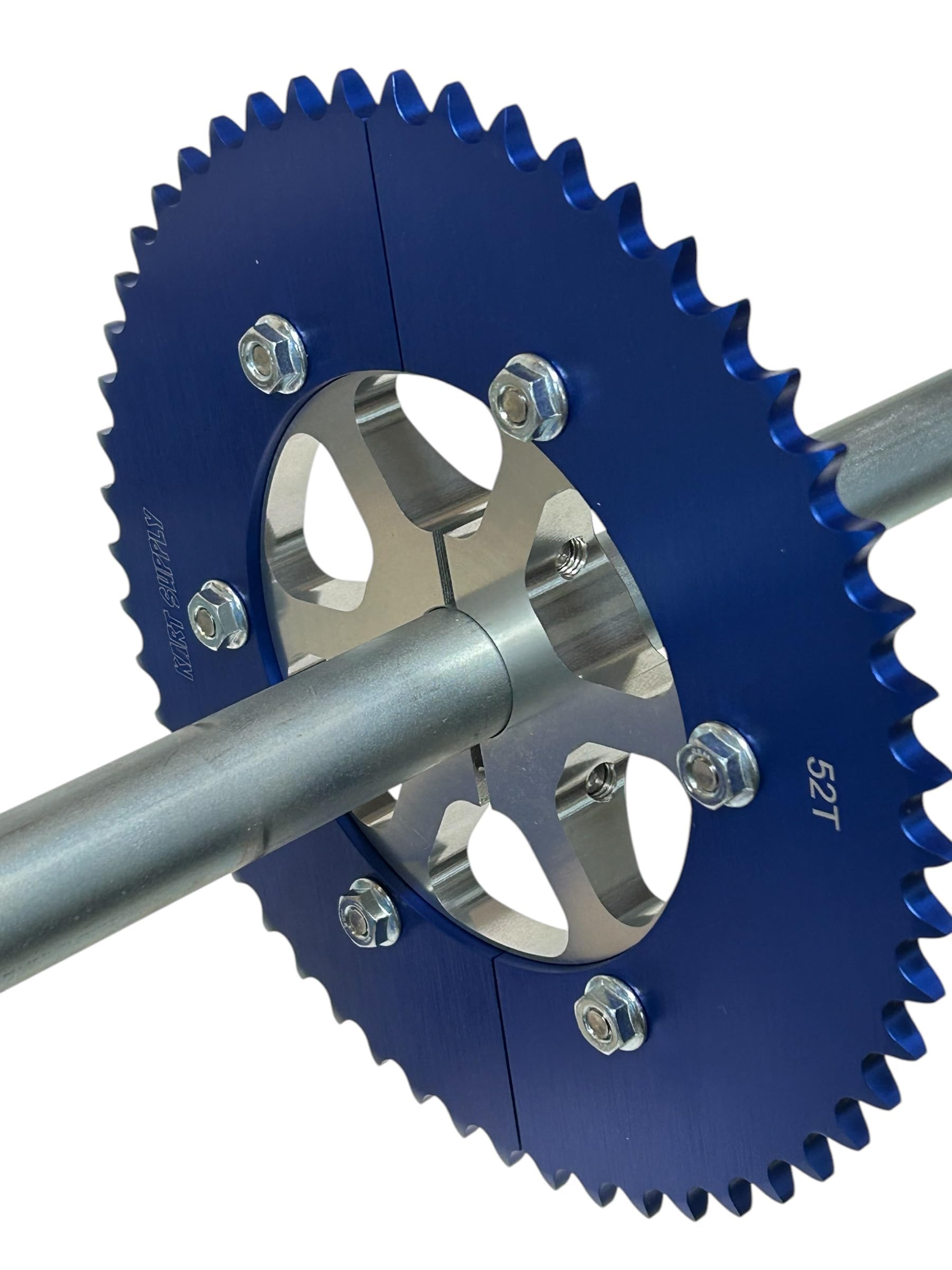 Split Aluminum Sprocket for 420 or 40 Chain. Blue : Amazon